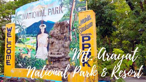 Mt. Arayat National Park in Pampanga .